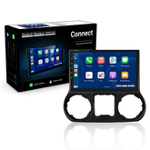 Jeep Wrangler 11-14 – Radio de 10.1" con Apple CarPlay inalámbrico y Android Auto
