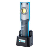 Lámpara de trabajo recargable VISION con LED COB de 10W y luz UV de 395 nm