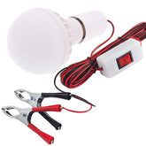 Lámpara de trabajo LED 12V con pinzas de cocodrilo de CARMOTION