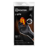 Sorte MERCATOR GoGrip nitrilhandsker i størrelse XL