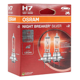 Bombillas halógenas Osram H7 NIGHT BREAKER SILVER, 2 uds.