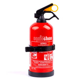 Extintor de polvo GP-1 BC con soporte de pared