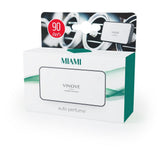 Ambientador para coche VINOVE Miami Original en embalaje