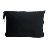 Manta y almohada de viaje Carpoint, negra, 2 en 1