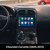 Chevrolet Corvette 2004-2013 - Radio de 9" con Apple CarPlay y Android Auto