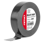 Cinta negra 18 mm x 20 m