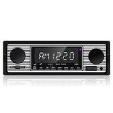 Autorradio 1 DIN con Bluetooth, USB y diseño retro – reproductor MP3