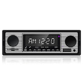 Autorradio 1 DIN con Bluetooth, USB y diseño retro – reproductor MP3