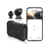 Dashcam para moto 1080P HD – Cámara delantera y trasera con DVR y WiFi