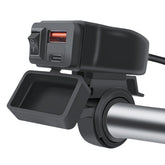 <h2>Cargador USB-C y USB QC3.0 para moto con interruptor</h2>