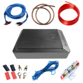 Subwoofer activo para coche de 600W 12V – altavoz de graves compacto con cable de audio
