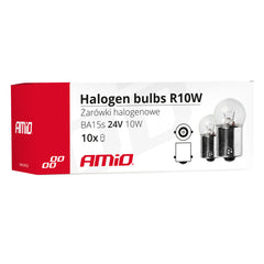 R10W halogenpære med BA15s-sokkel