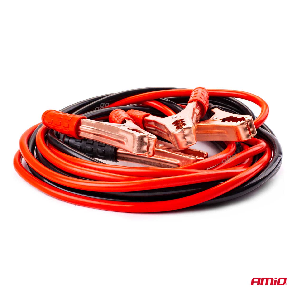 Cables de arranque con pinzas de cocodrilo reforzadas y 6 metros de longitud