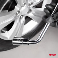 Llave de rueda telescópica con brazo ajustable