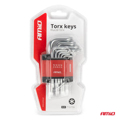 Juego corto de llaves Torx para reparaciones de coche y bicicleta