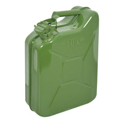 Bidón de combustible Carpoint de 10 litros, metal verde, homologado por la ONU 