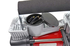 12V bilkompressor med to cylindre