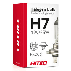Bombilla halógena H7 con casquillo PX26d y filtro UV