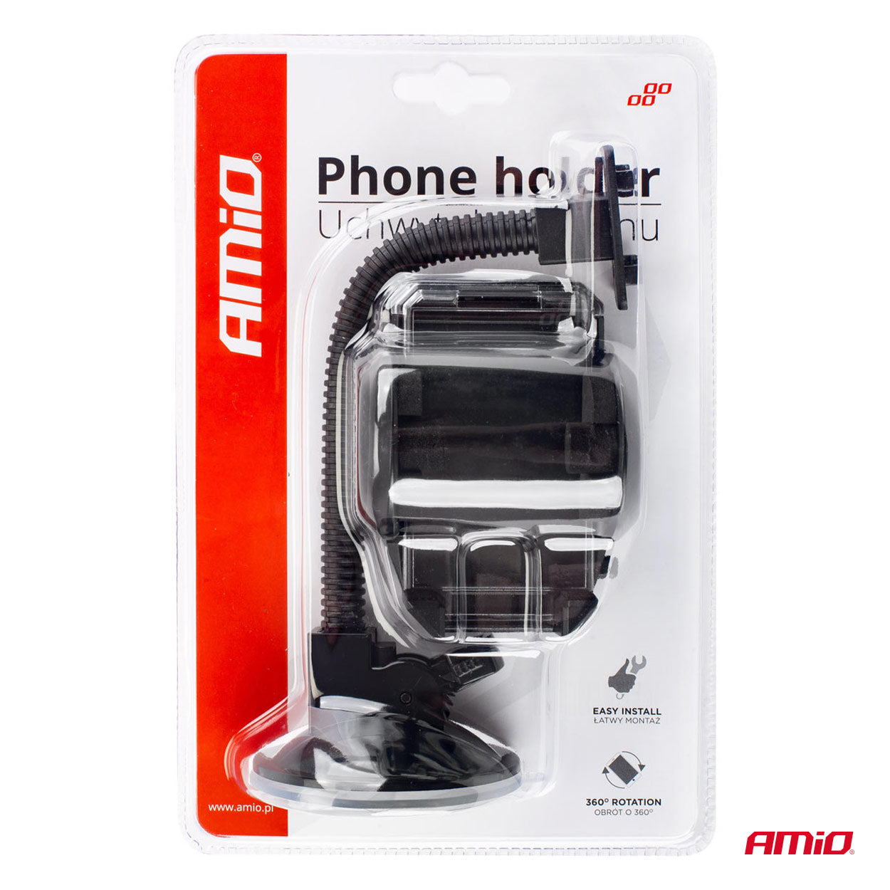 Soporte para teléfono HOLD-03 con varias opciones de montaje