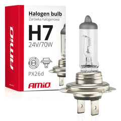 Bombilla halógena H7 24V 70W con filtro UV