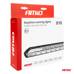 Luces diurnas DRL 810 instaladas en la parte delantera del coche