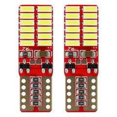 Bombilla LED CANBUS T10 W5W con luz blanca para 12/24 V