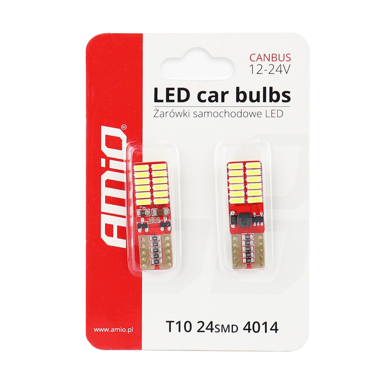 Bombilla LED CANBUS T10 W5W con dimensiones compactas