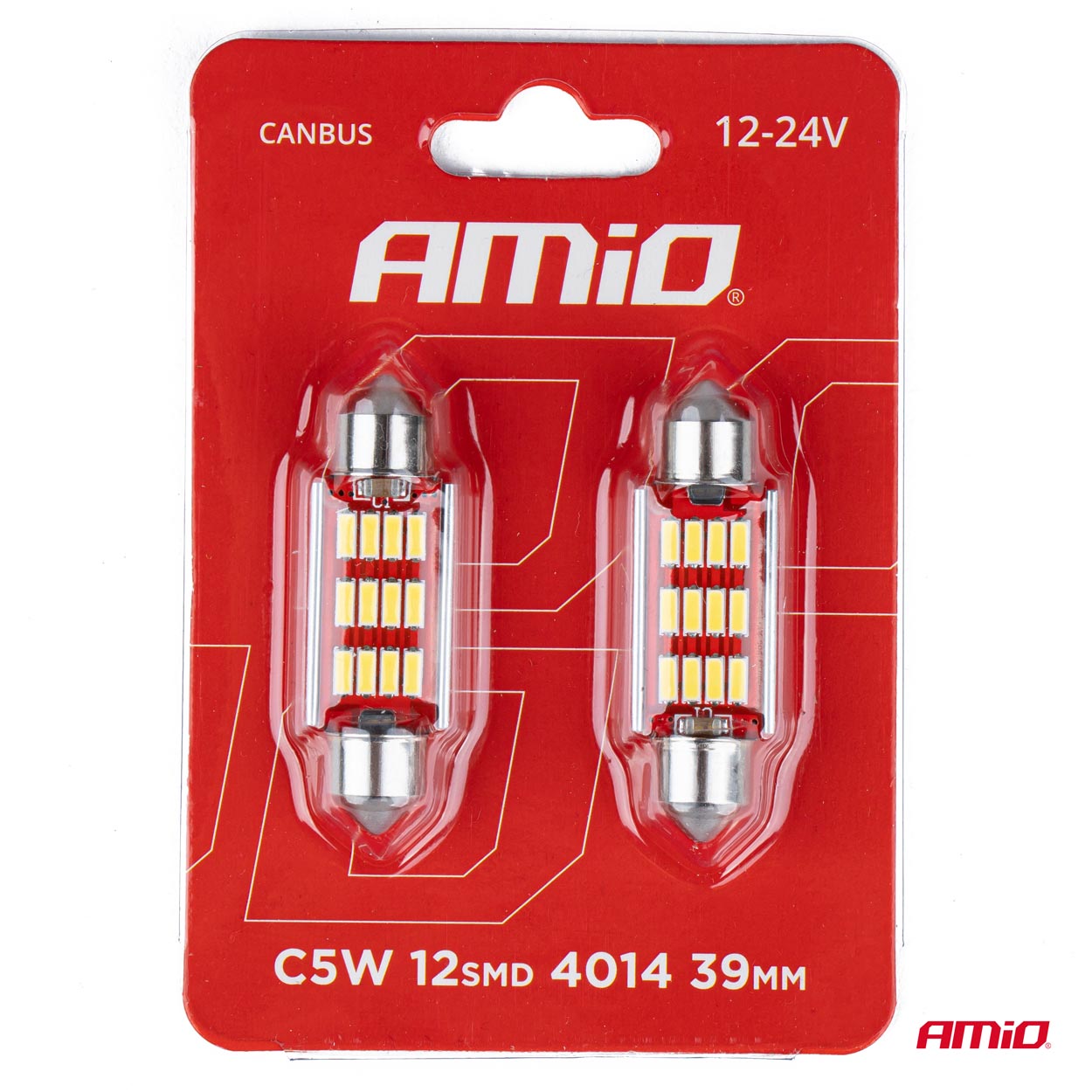 Bombilla LED tipo festón bipolar con LED 4014
