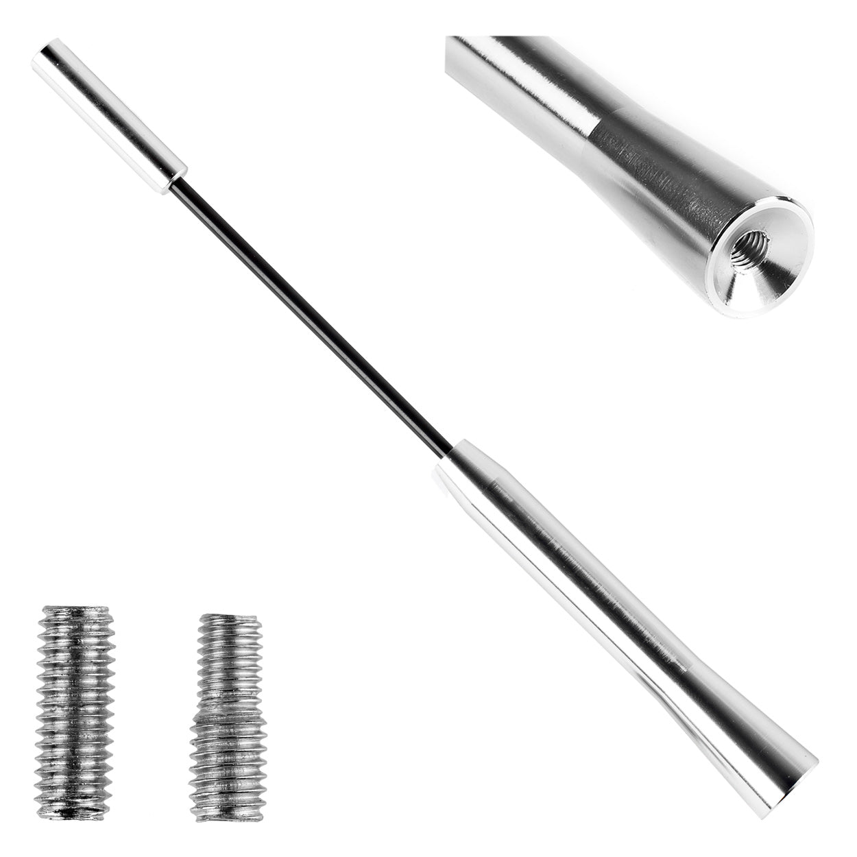Bilantenne mast på 20 cm med 5/6 mm adapter