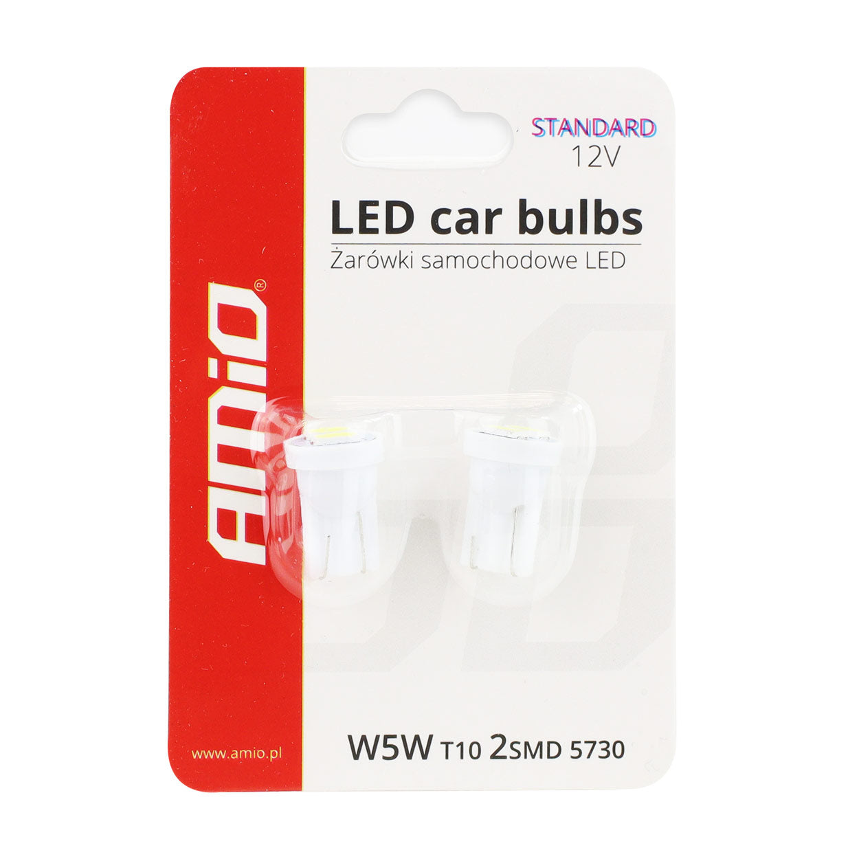 Bombilla LED T10 W5W con 2 diodos SMD 5730