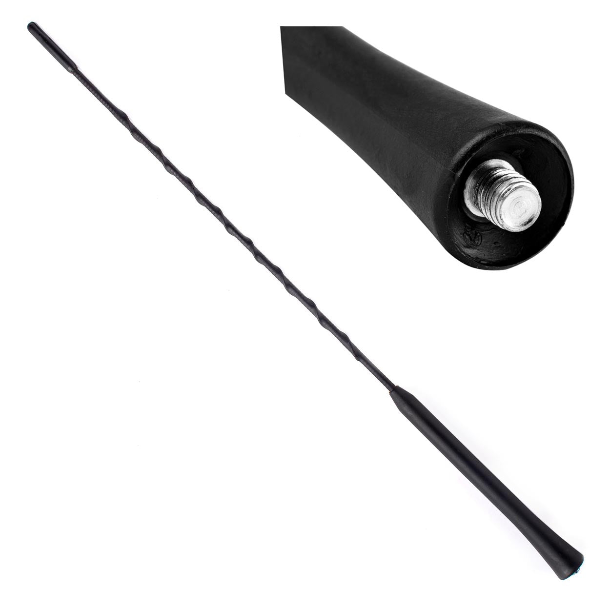 Bilantenne-mast på 40 cm med 6 mm gevind