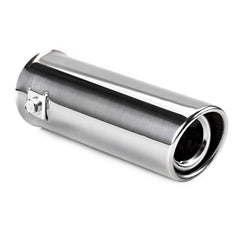 Embellecedor de escape MT 002 en acero inoxidable cromado