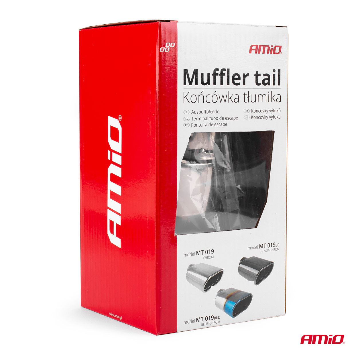 Embellecedor de escape cromado MT 005