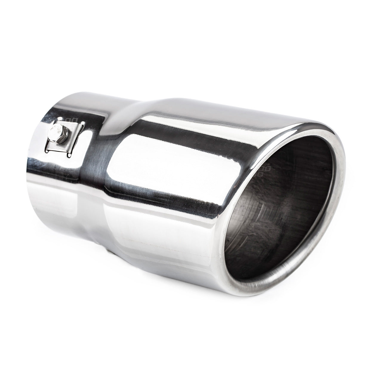 Cola de escape MT 007 en acero inoxidable cromado