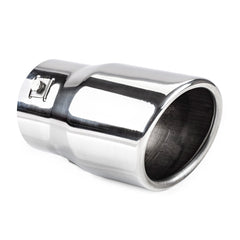 Cola de escape MT 007 en acero inoxidable cromado
