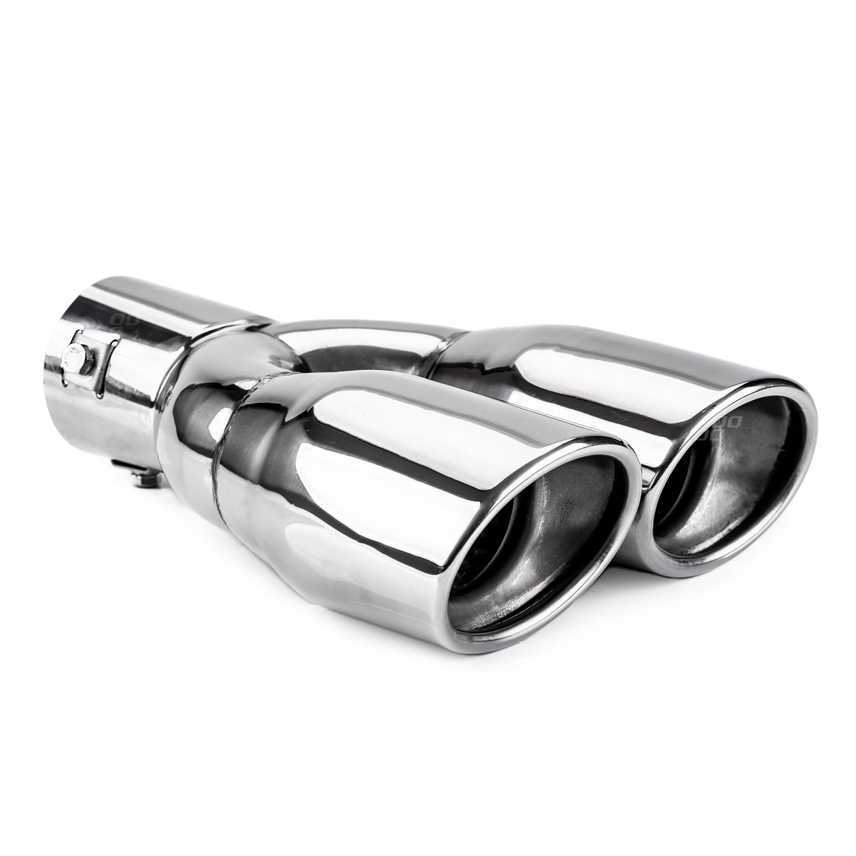 Embellecedor de escape MT 010 en acero inoxidable cromado