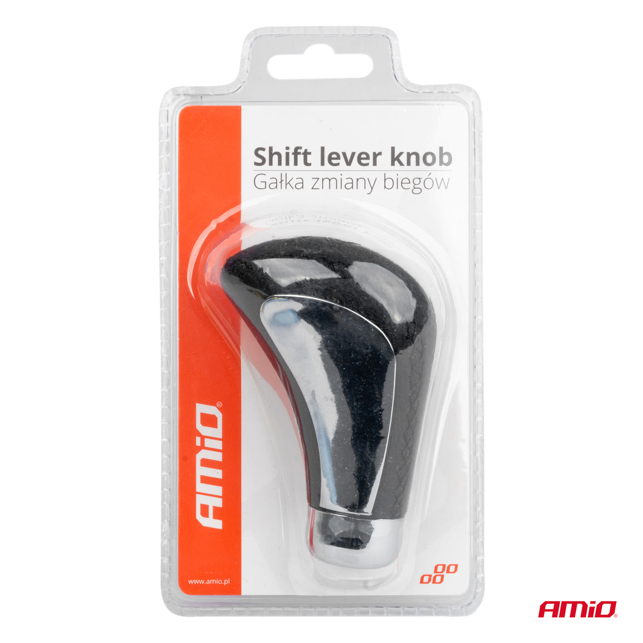 Gearskifteknop med adapter til 6-10 mm