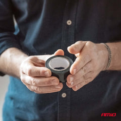 Cinta negra con un grosor de 0,13 mm