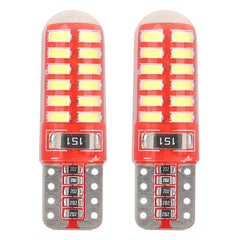Bombilla LED T10e W5W con CANBUS y 24 diodos LED SMD 3014
