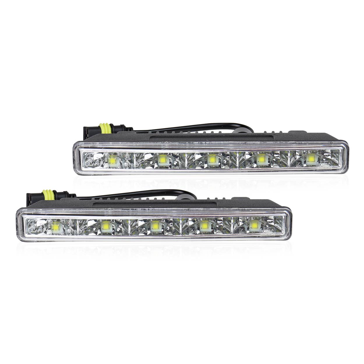 Luces diurnas DRL 501HP con placa frontal de aluminio