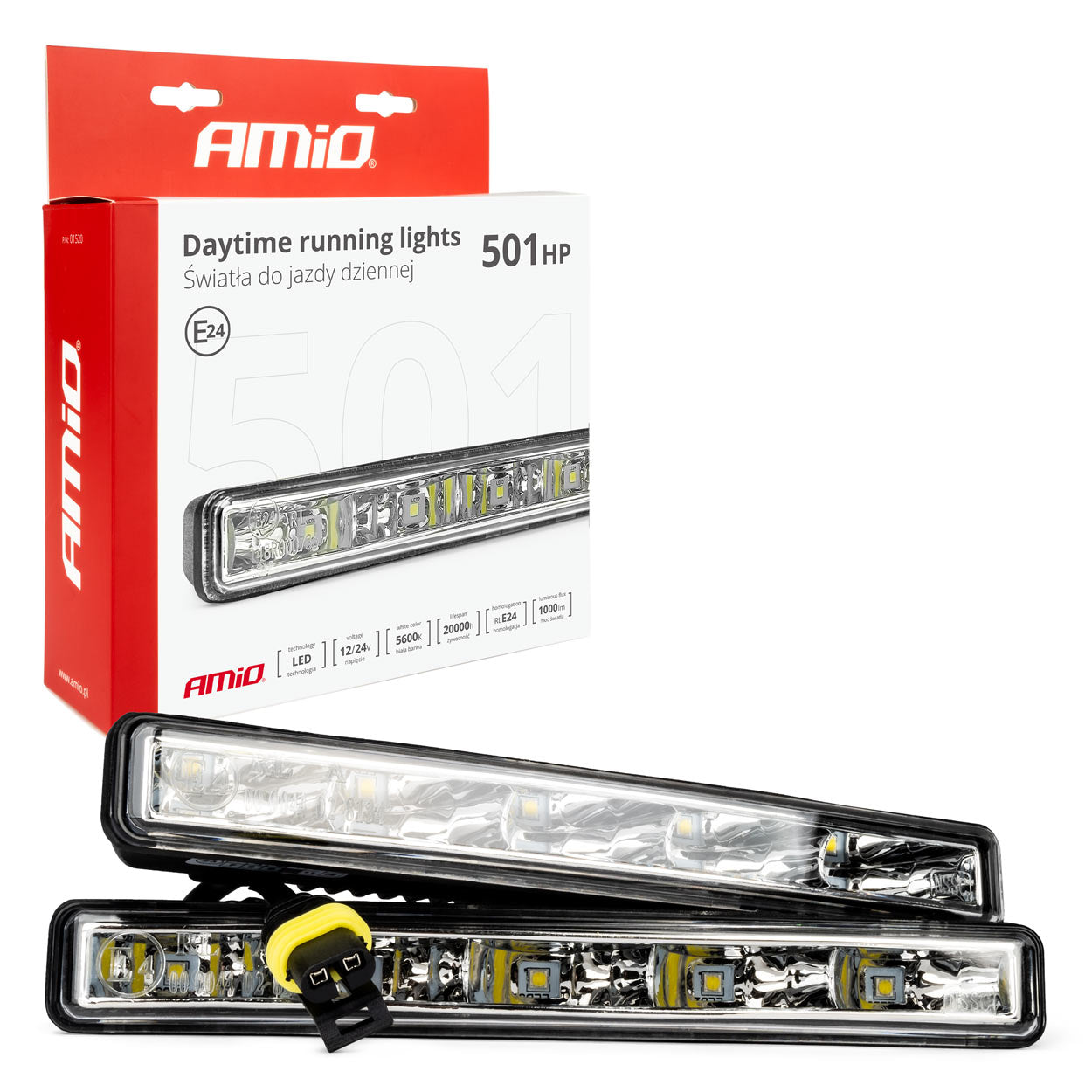 Luces diurnas DRL 501HP con 5 diodos SMD