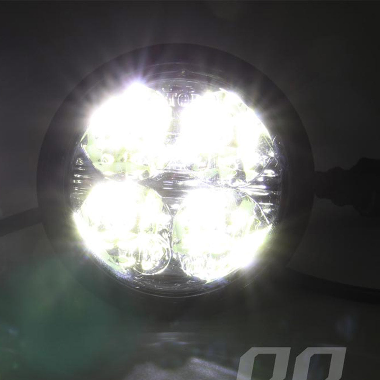 Luces diurnas DRL 510HP montadas en el coche