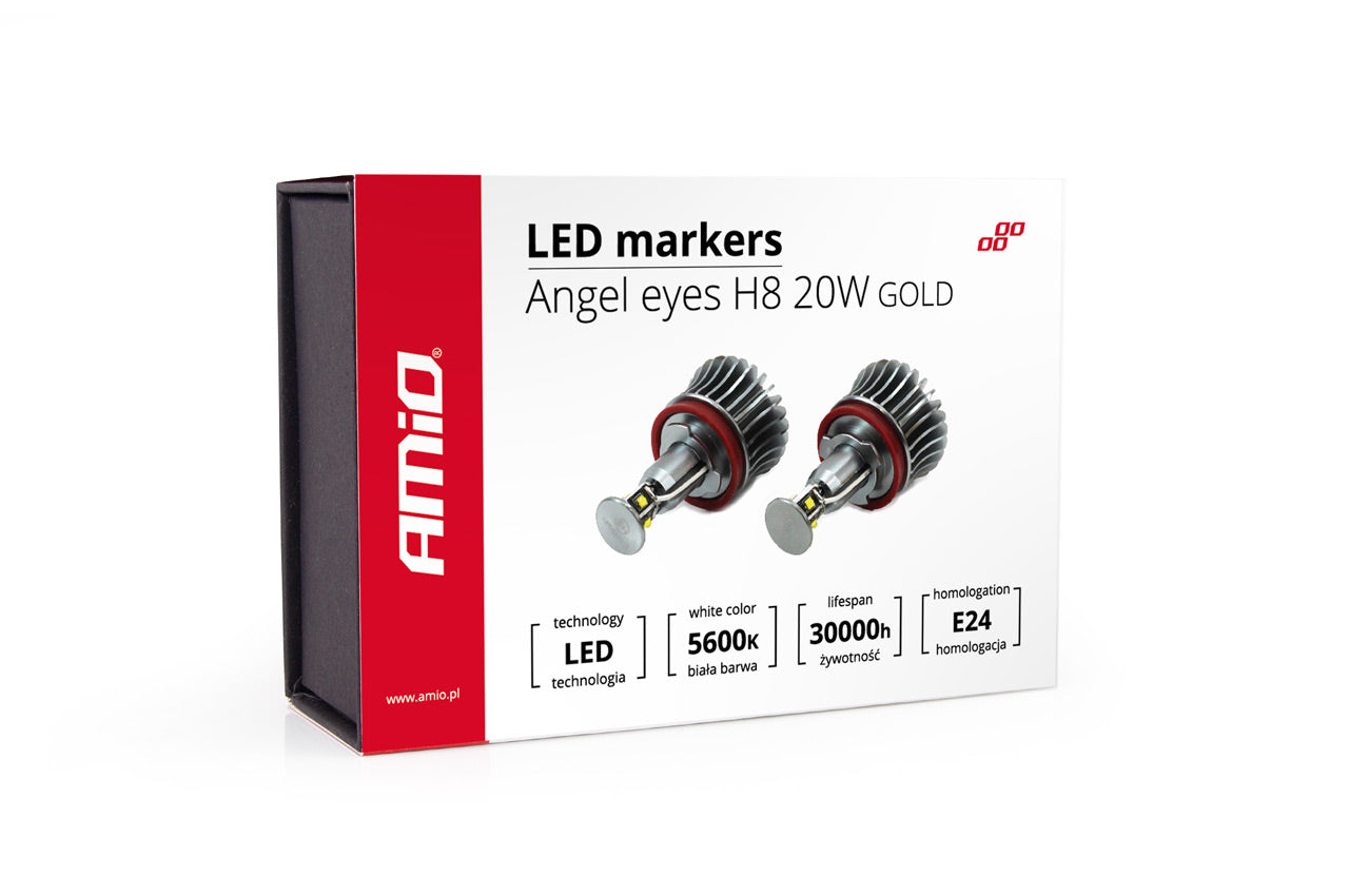 Marcadores LED H8 20W GOLD para BMW