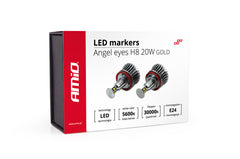 Marcadores LED H8 20W GOLD para BMW