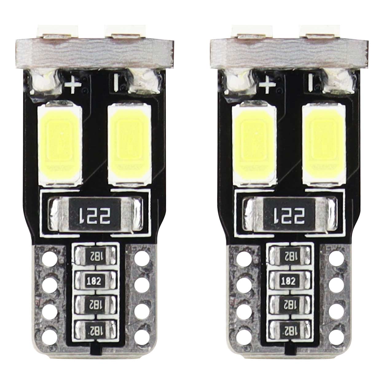 Bombilla LED T10 W5W CANBUS con 6 diodos SMD 5730