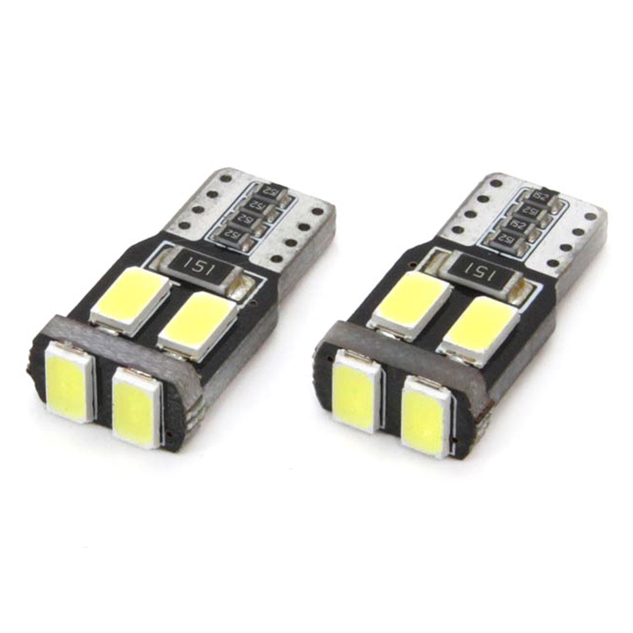 Bombilla LED T10 W5W con luz blanca de 5600 K