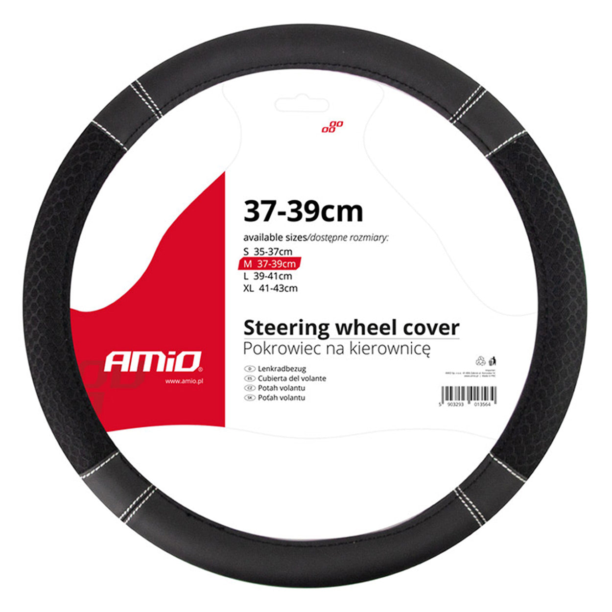 Funda para volante para volantes de 37-39 cm