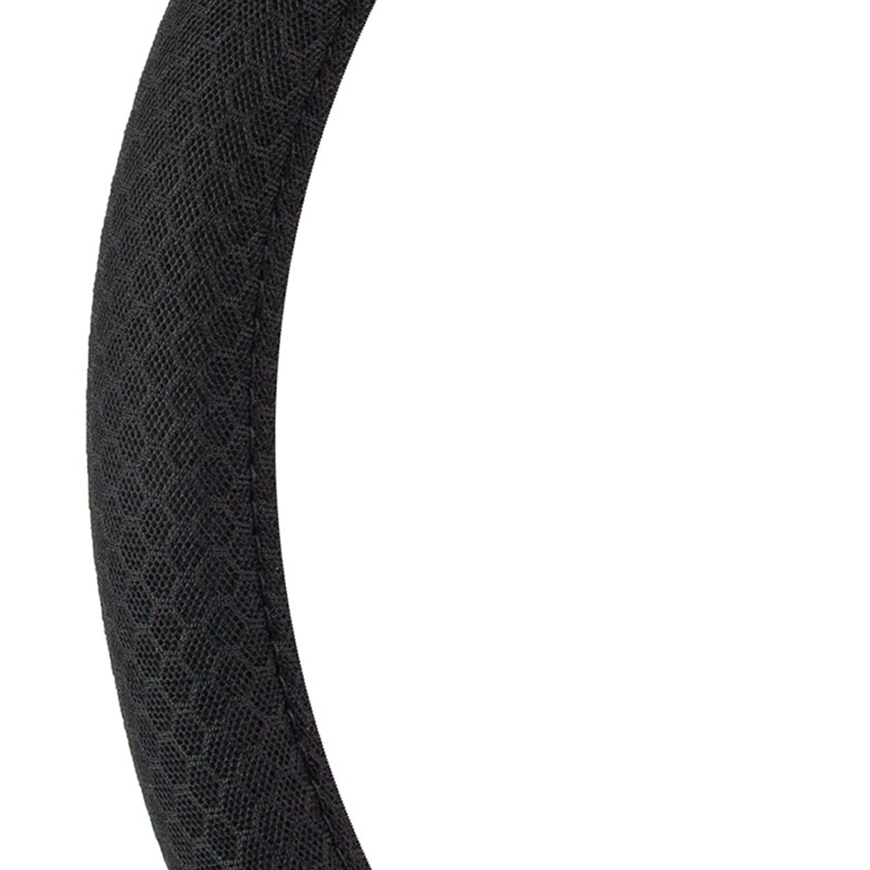 Funda para volante montada en el volante