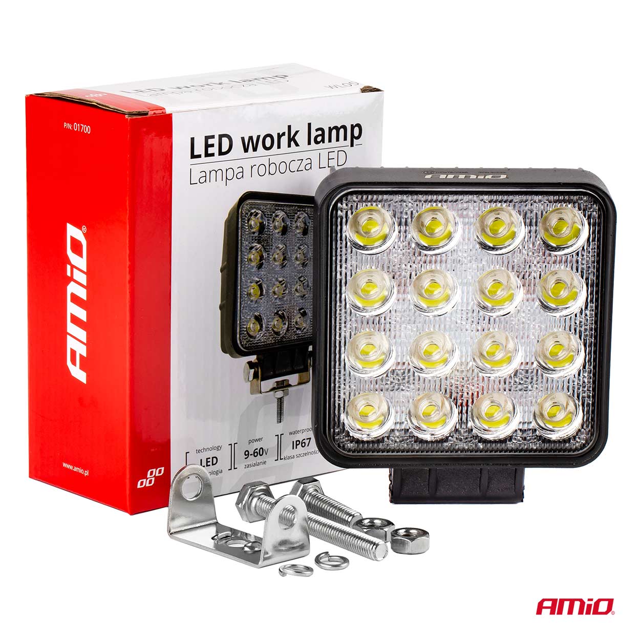 Primer plano de la luz de trabajo AWL05