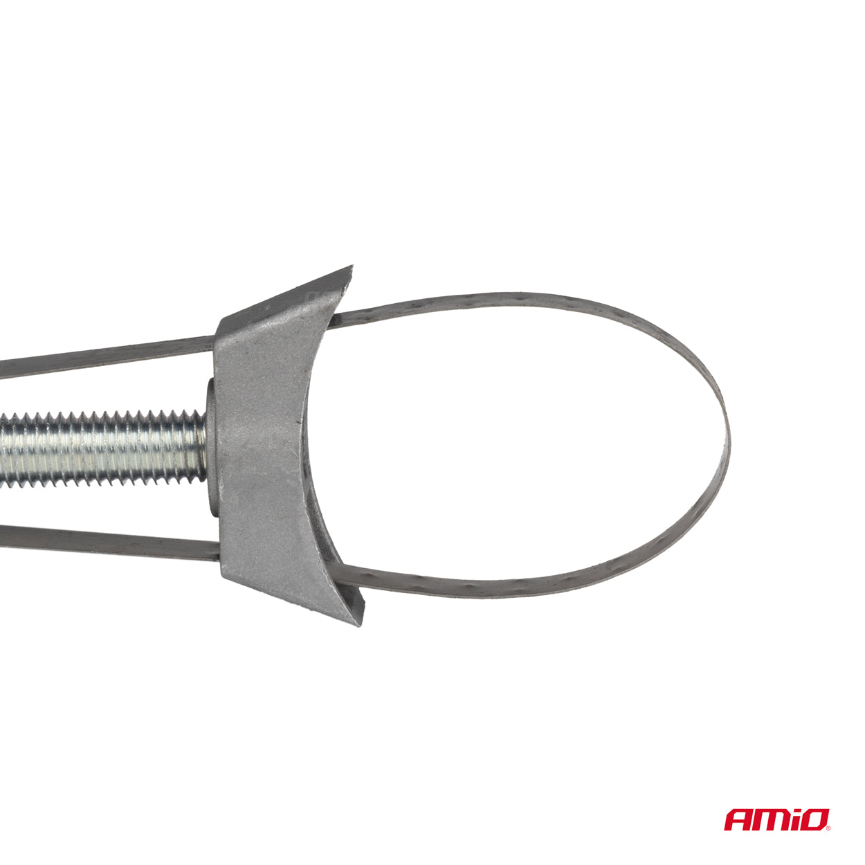 Llave para filtro de aceite con correa vista de lado